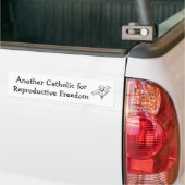 autocollant pare-chocs pour les catholiques pro-ch (Sur camion)
