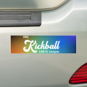 Autocollant pare-chocs SRQ Kickball (En voiture)