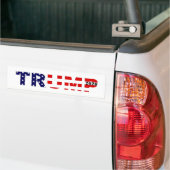 Autocollant pare-chocs Trump 2020 (Sur camion)
