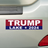 Autocollant pare-chocs Trump Lake 2024 (En voiture)