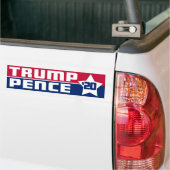 Autocollant pare-chocs Trump Pence 2020 (Sur camion)