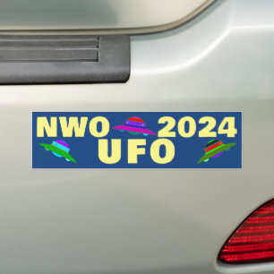 Autocollant pare-chocs UFO 2024