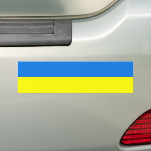 Autocollant pare-chocs Ukraine (En voiture)