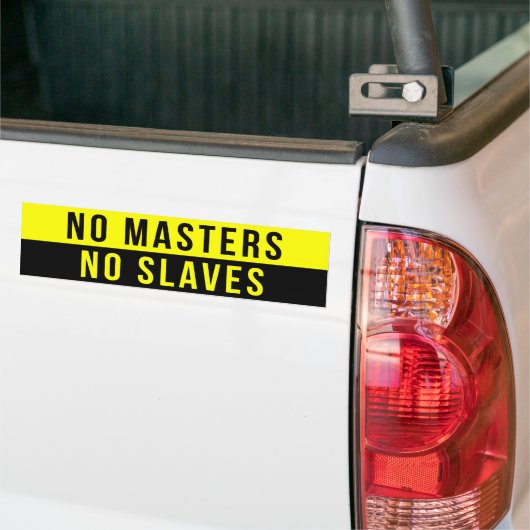 Autocollant pare-chocs Volontaryisme (Sur camion)