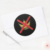 Autocollant "PAS DE ROI" (Enveloppe)