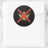 Autocollant "PAS DE ROI" (Sac)