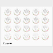 Autocollant Pastel Blush Favor - Douche (Feuille)