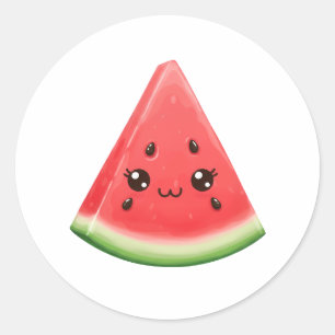 Autocollant Pastèque Personnalisé Cadeau de Fruit