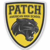 Autocollant PATCH American High School (Devant)