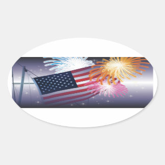 Autocollant Patriotic USA