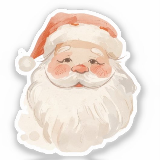 Autocollant Père Noël (Recto)