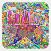 Autocollant père Noël Monica Risk Factor (Devant)