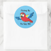 Autocollant Perroquet (Sac)