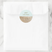 Autocollant personnalisable à séquence or (Sac)