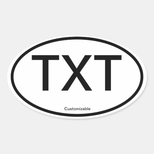 Autocollant personnalisable [autocollant de la vil (Devant)