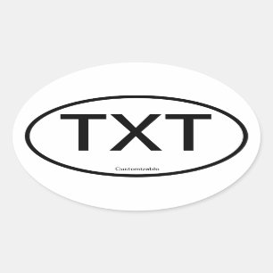 Autocollant personnalisable [autocollant de ville