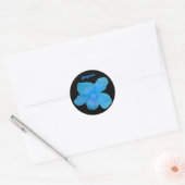 Autocollant personnalisable Blue Begonia (Enveloppe)