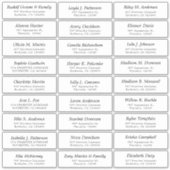 Autocollant personnalisable Mariage invité (Devant)