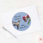 Autocollant personnalisable pour colibri (Enveloppe)