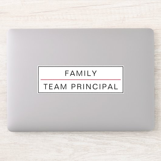 Autocollant personnalisable principal de l'équipe (Ordinateur)