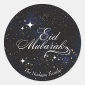 Autocollant personnalisé Aïd Moubarak (Devant)