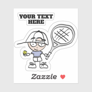 Autocollant personnalisé avec dessin animé sur l