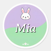 Autocollant personnalisé avec le nom de l'enfant –