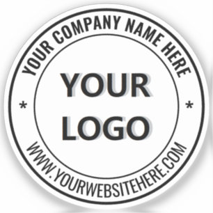 Autocollant personnalisé avec votre logo d'entrepr