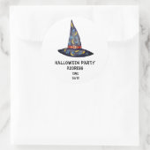 Autocollant personnalisé Casquette sorcière Hallow (Sac)