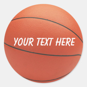 Autocollant personnalisé de basket-ball