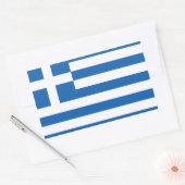 Autocollant personnalisé drapeau grec (Enveloppe)