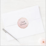 Autocollant personnalisé élégant pour Bat Mitzvah<br><div class="desc">Ce design moderne présente un motif aquarelle encadré d'or et votre texte personnalisé. Utilisez le formulaire de modèle pour ajouter votre texte. Les menus d'édition avancés,  accessibles en choisissant l'outil de conception,  vous permettront de modifier les polices,  les couleurs et la mise en page.</div>