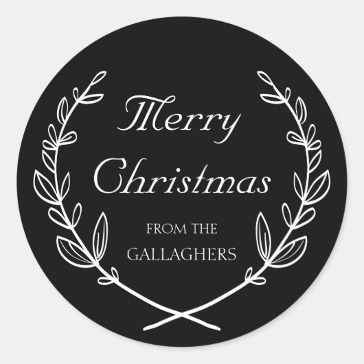 Autocollant personnalisé Laurel Holiday (Devant)