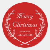 Autocollant personnalisé Laurel Holiday (Devant)