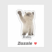 Autocollant personnalisé pour animaux de compagnie (Feuille)