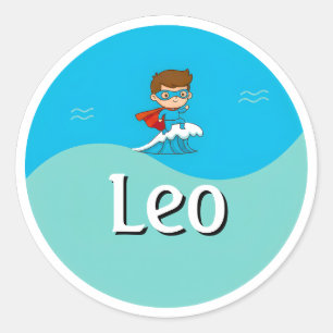 Autocollant personnalisé pour enfants avec design