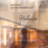 Autocollant personnalisé pour miroir de mariage, d (Feuille 2)