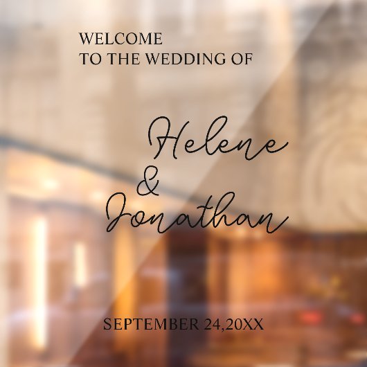 Autocollant personnalisé pour miroir de mariage, d (Feuille 2)