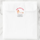 Autocollant personnalisé pour œufs de volaille fra (Sac)