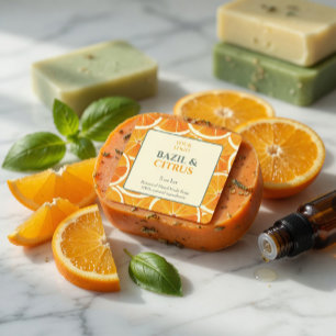 Autocollant personnalisé pour savon artisanal