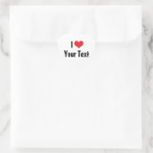Autocollant personnalisé que j'aime (Sac)