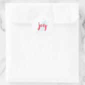 Autocollant personnalisé Simple Joy Foliage (Sac)