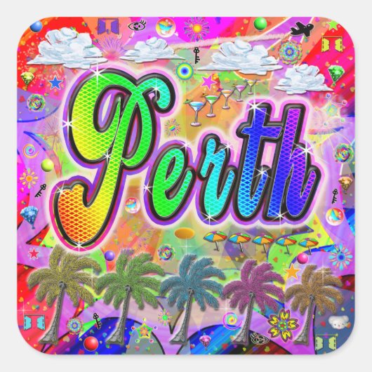 Autocollant Perth Vista Express (Devant)