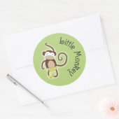 Autocollant Petit Singe Bébé 7,62 cm (Enveloppe)