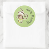 Autocollant Petit Singe Bébé 7,62 cm (Sac)