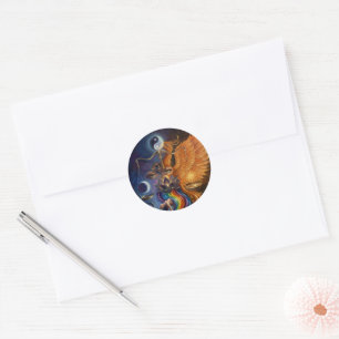 Autocollant Phoenix Balance Yin Yang
