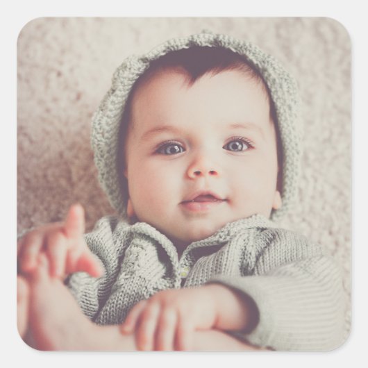 autocollant photo personnalisé (Devant)