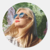 Autocollant photo personnalisé, Autocollant person (Devant)