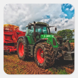 Autocollant photo pour tracteur agricole