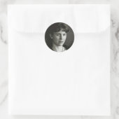 autocollant photo sylvia plath (Sac)